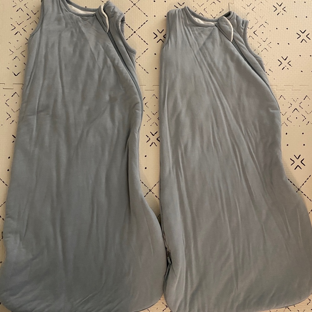 Kyte Baby Sleep Sack/ Bag 1.0 0-6 M Fog SET OF TWO